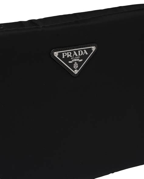 white prada clutch